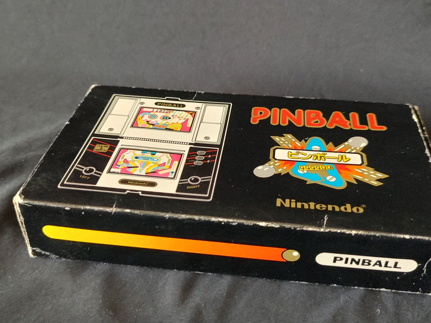 Vintage Nintendo Game & Watch Pinball handheld system w/Manual, Box set-g1213-