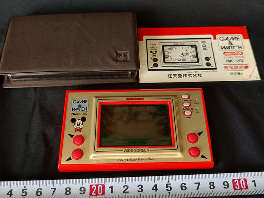 Vintage Nintendo Game & Watch Mickey Mouse. Handheld game, Working -g1213-