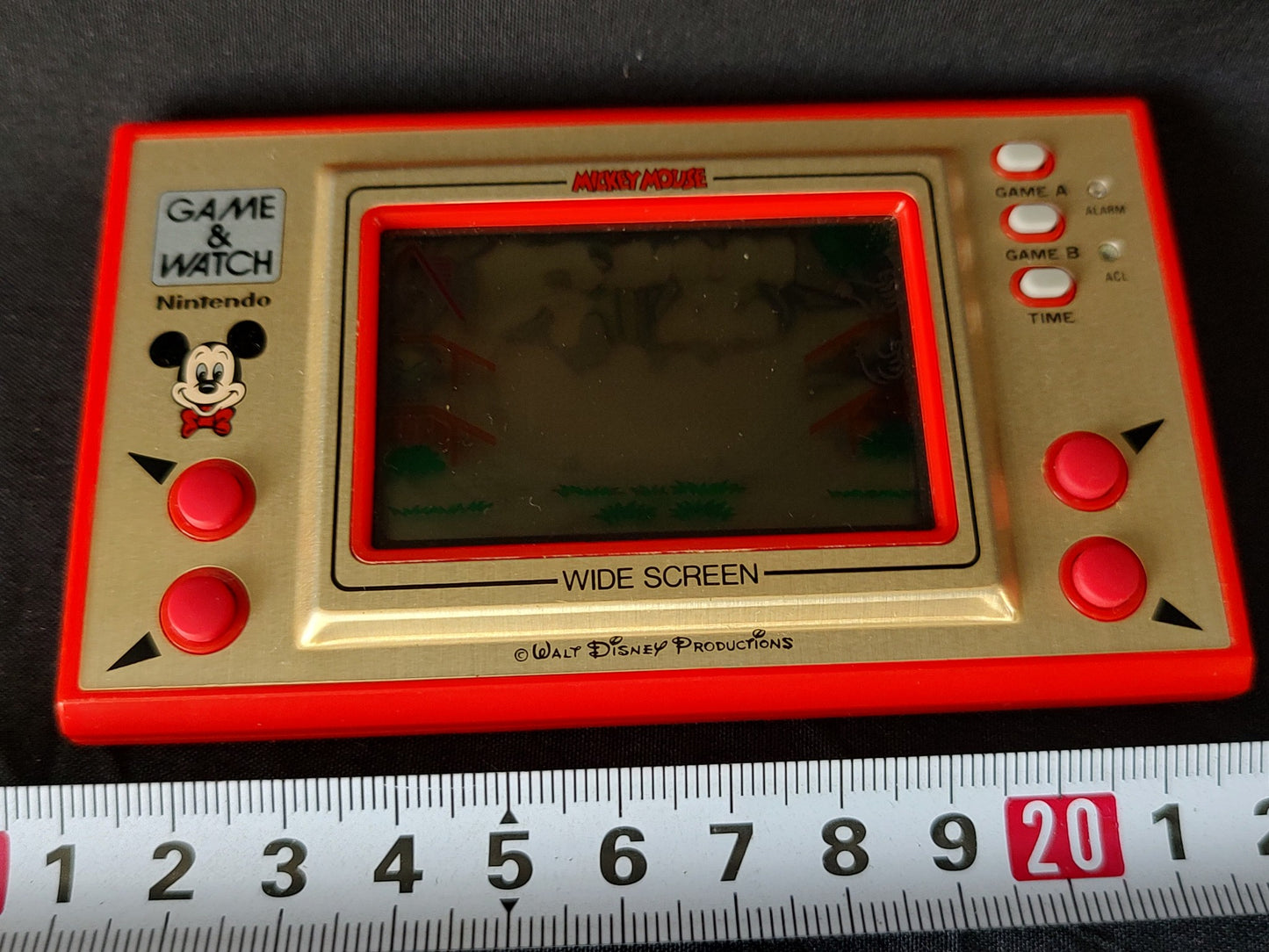 Vintage Nintendo Game & Watch Mickey Mouse. Handheld game, Working -g1213-