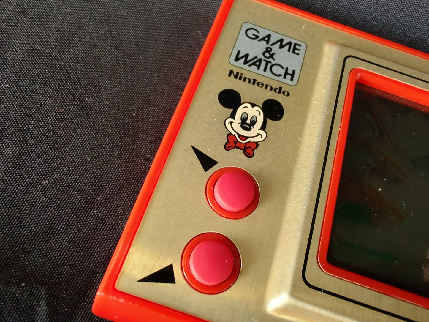 Vintage Nintendo Game & Watch Mickey Mouse. Handheld game, Working -g1213-