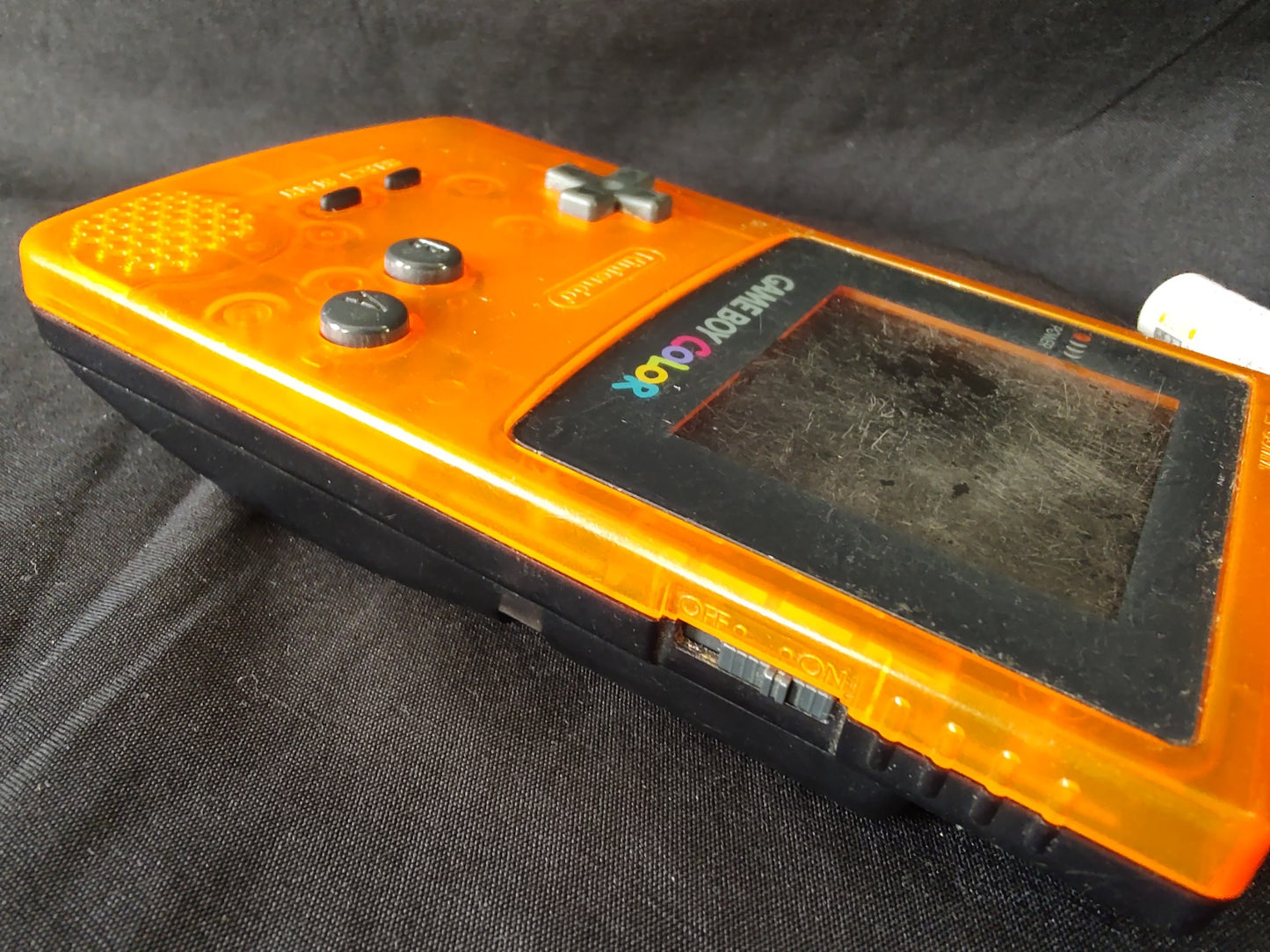 Nintendo Gameboy Color DAIEI HAWKS Limited edition Clear Orange console-g1216-