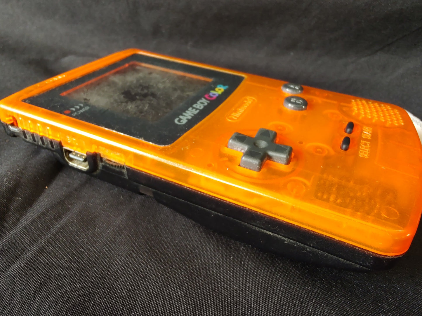 Nintendo Gameboy Color DAIEI HAWKS Limited edition Clear Orange console-g1216-