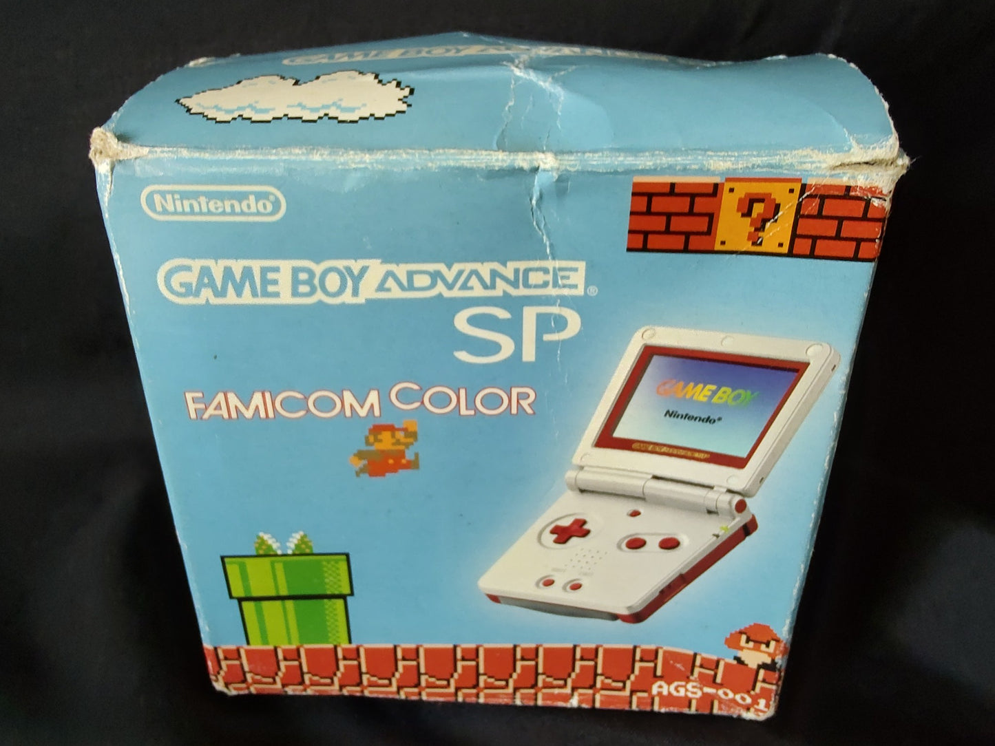 Nintendo GAMEBOY ADVANCE SP Console Famicom color edition and game set-g1216-