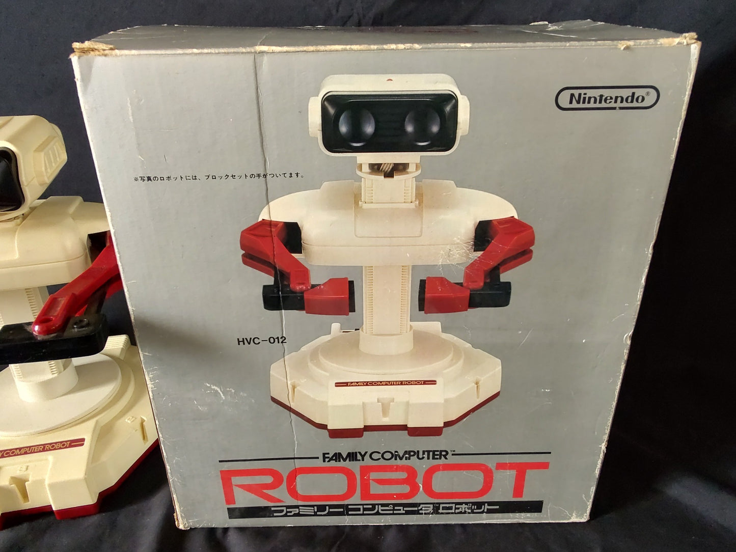 Nintendo Famicom Robot R.O.B.(Robotic Operating Buddy),with manual, Box-g1216-