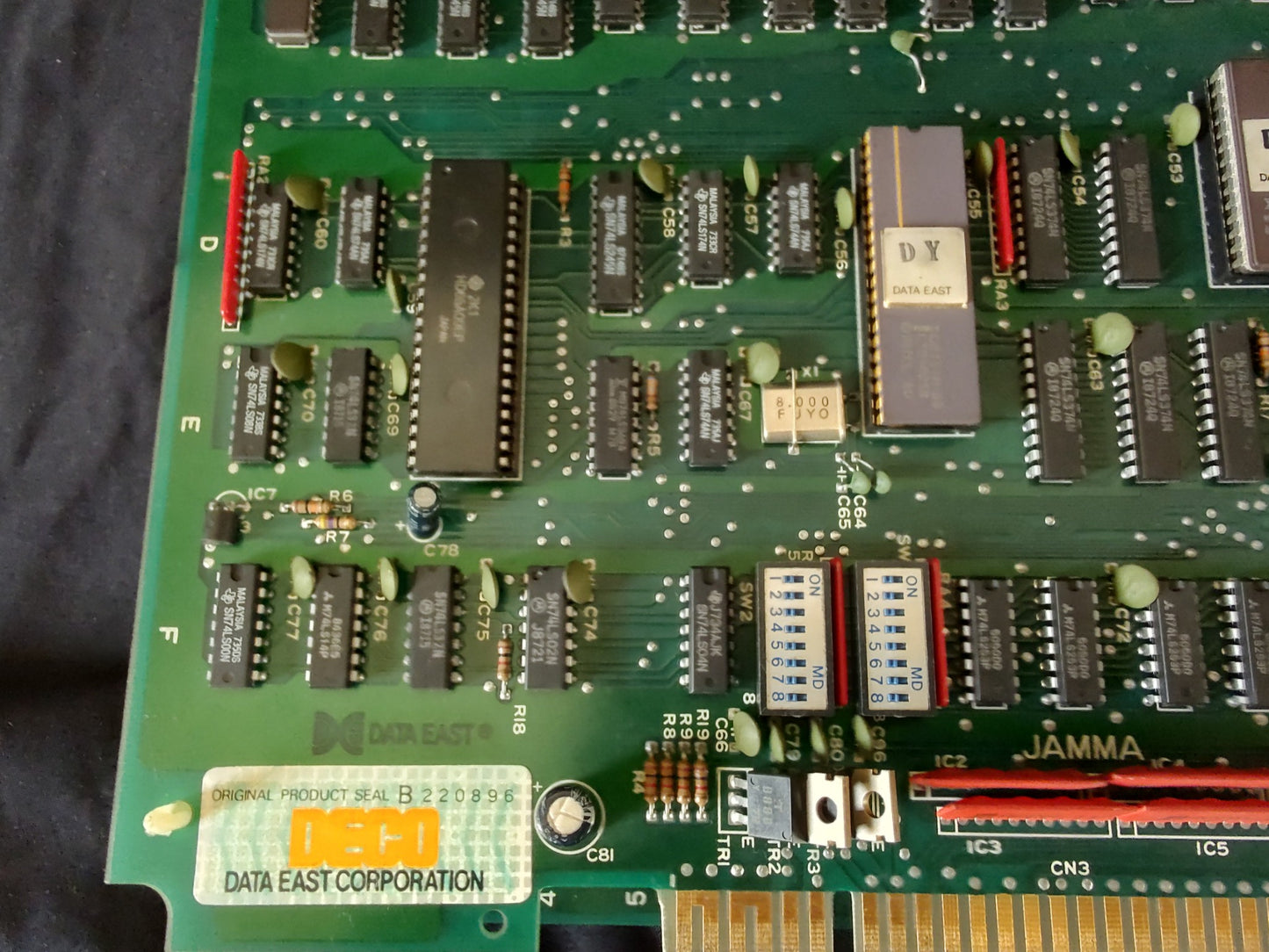 Super Real Darwin SRD DATA EAST JAMMA Arcade Game PCB system Board-g1218-