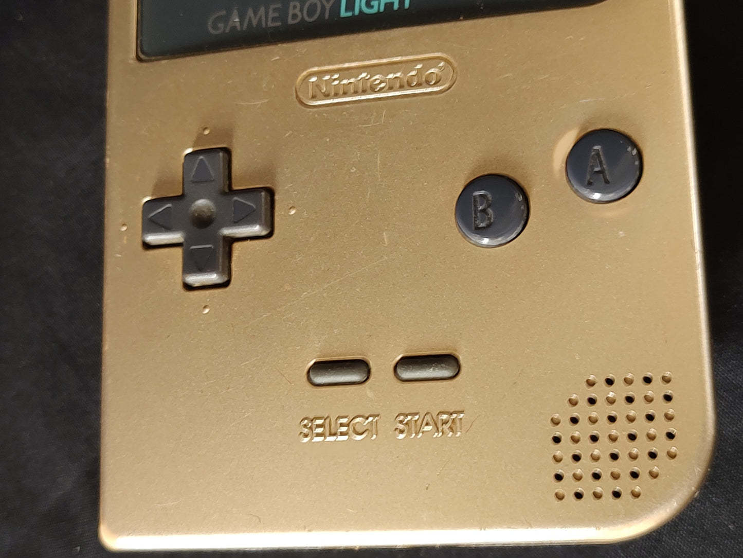 Used, Nintendo Gameboy Light Gold color console MGB-101/ Working-g1220-