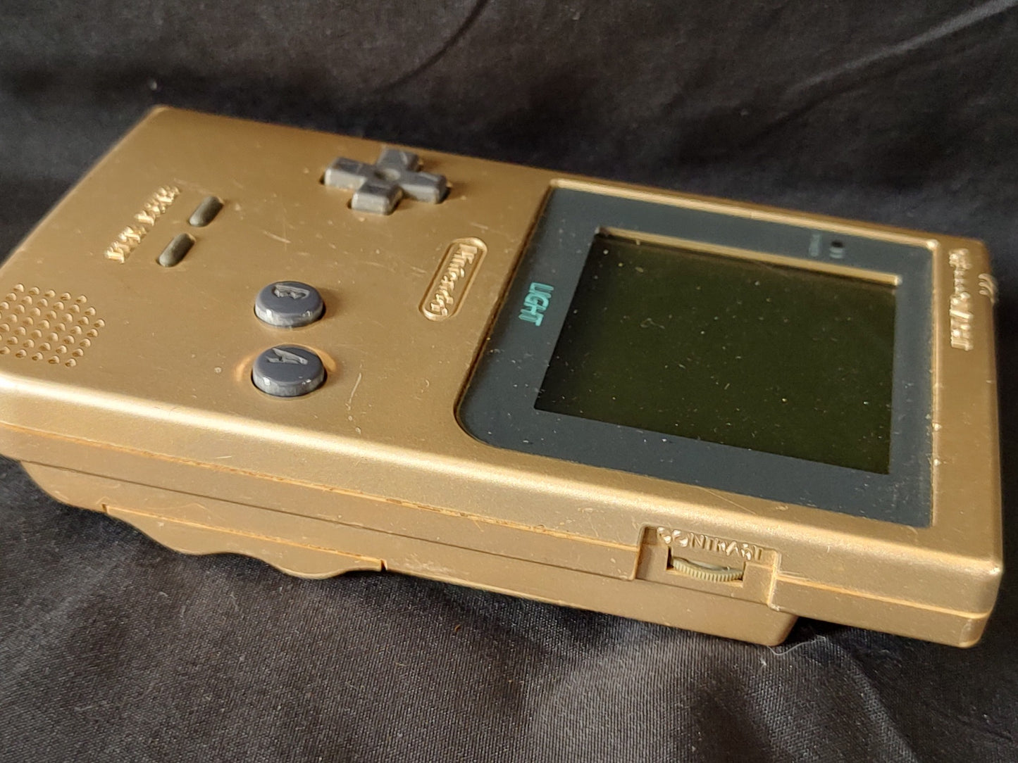 Used, Nintendo Gameboy Light Gold color console MGB-101/ Working-g1220-