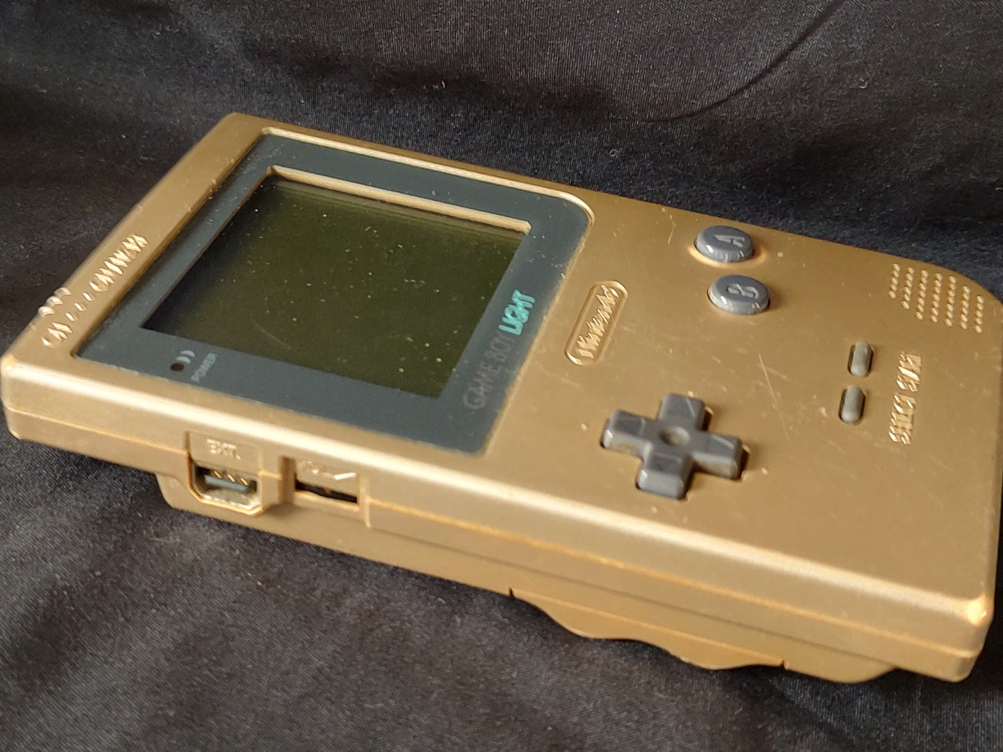 Used, Nintendo Gameboy Light Gold color console MGB-101/ Working-g1220-