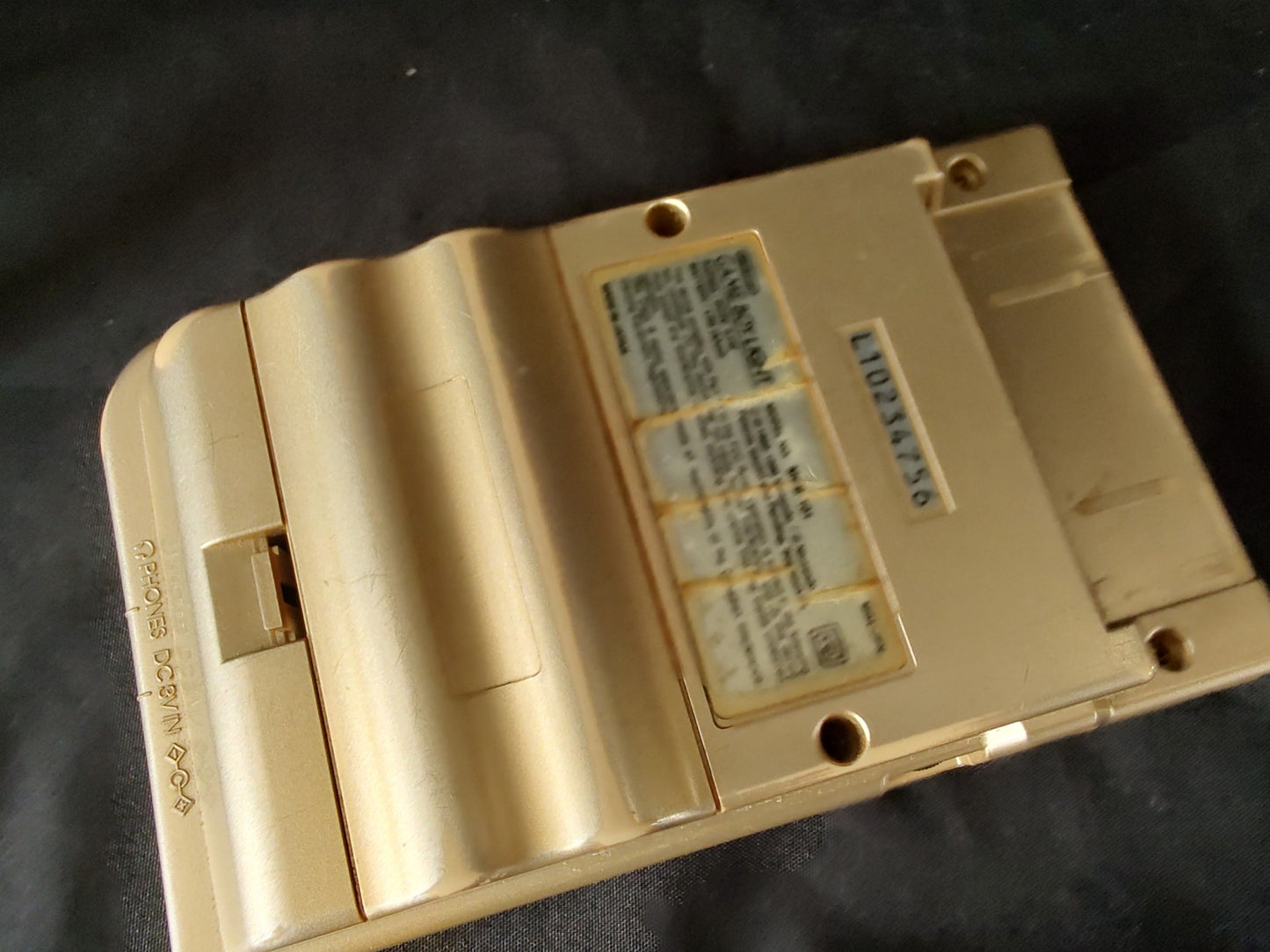 Used, Nintendo Gameboy Light Gold color console MGB-101/ Working-g1220-