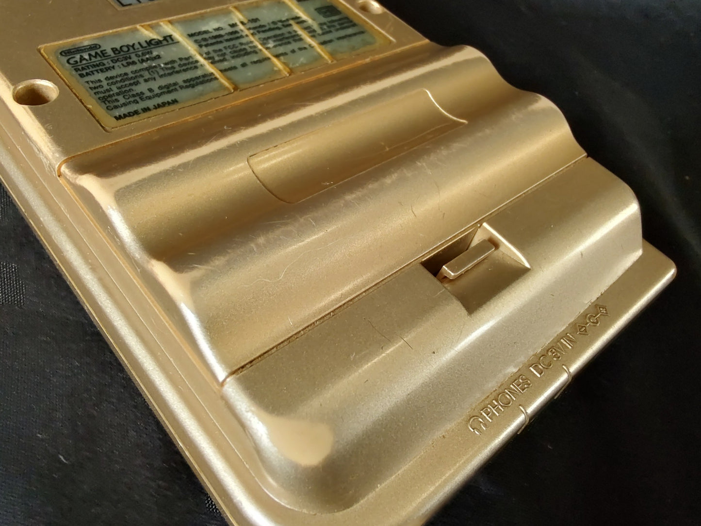 Used, Nintendo Gameboy Light Gold color console MGB-101/ Working-g1220-