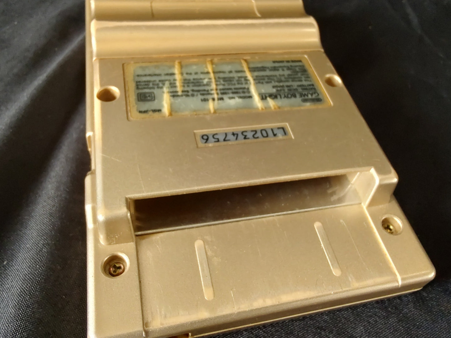 Used, Nintendo Gameboy Light Gold color console MGB-101/ Working-g1220-