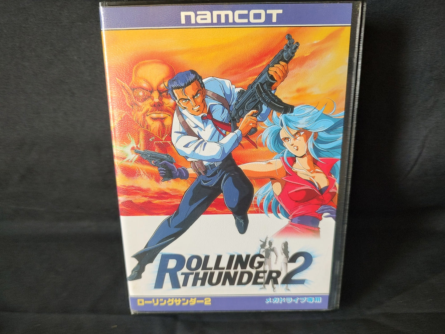 ROLLING THUNDER 2 SEGA MEGA DRIVE (Genesis ) Shooter game Cartridge set-g1220-