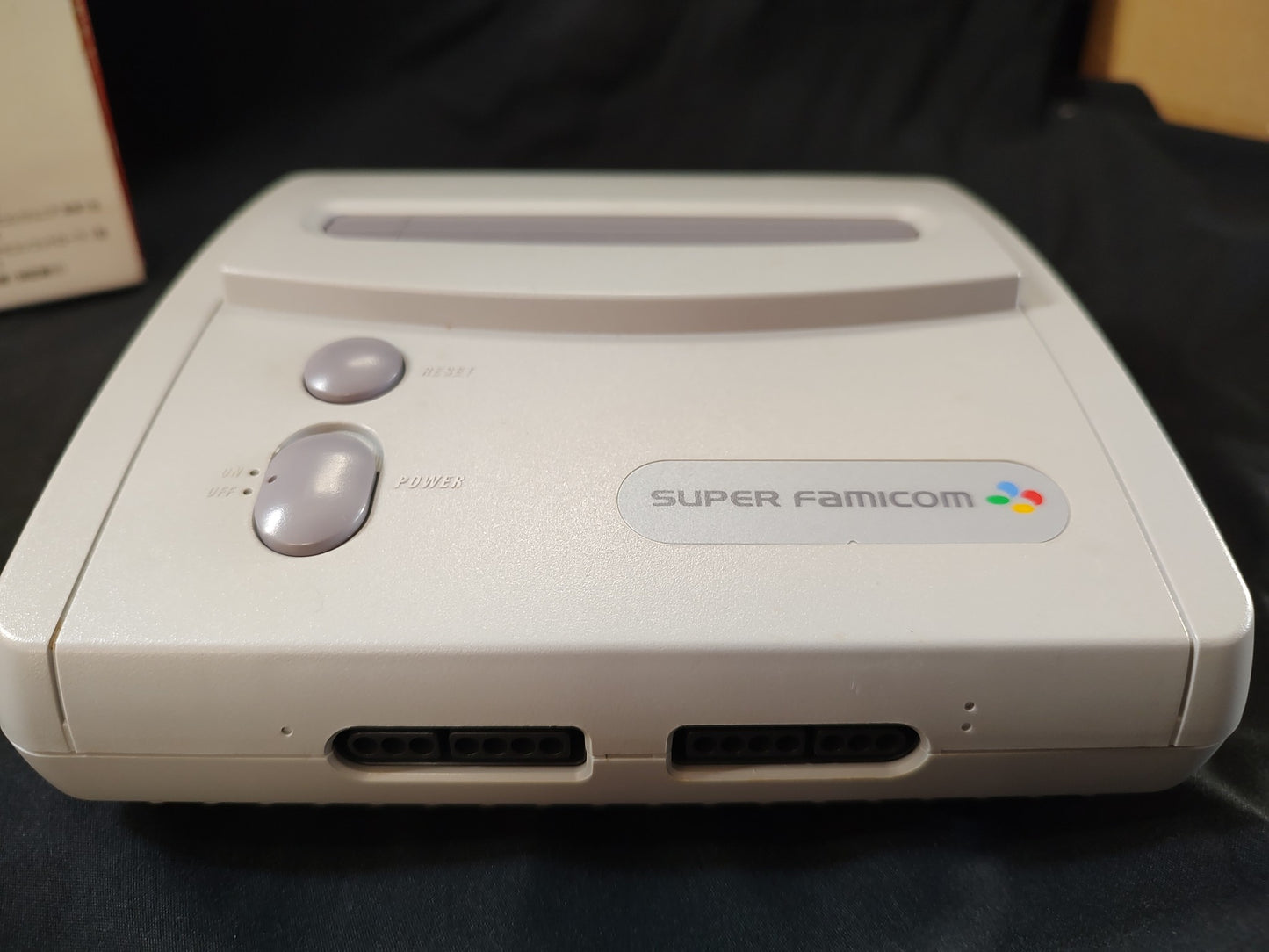 Nintendo Super Famicom Jr. (SNES) Console w/Pad, AV cable, PSU, and Game-g1223-