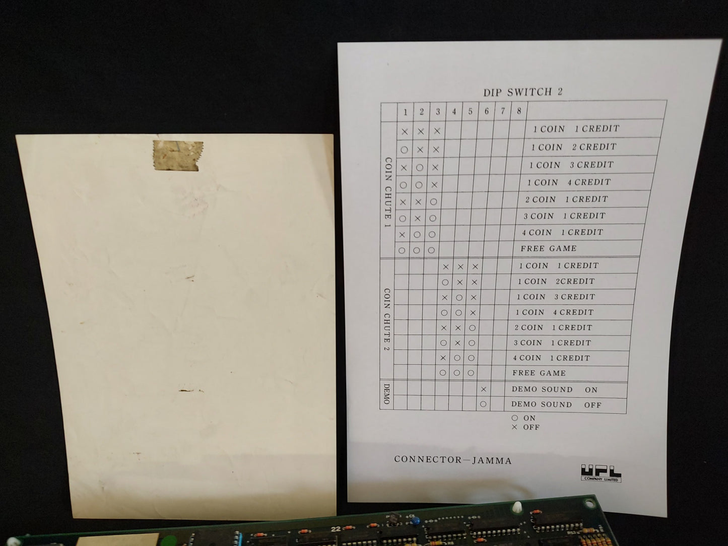 Task Force Harrier JAMMA Arcade Game PCB system Board, Japan 1989 Working-g1223-