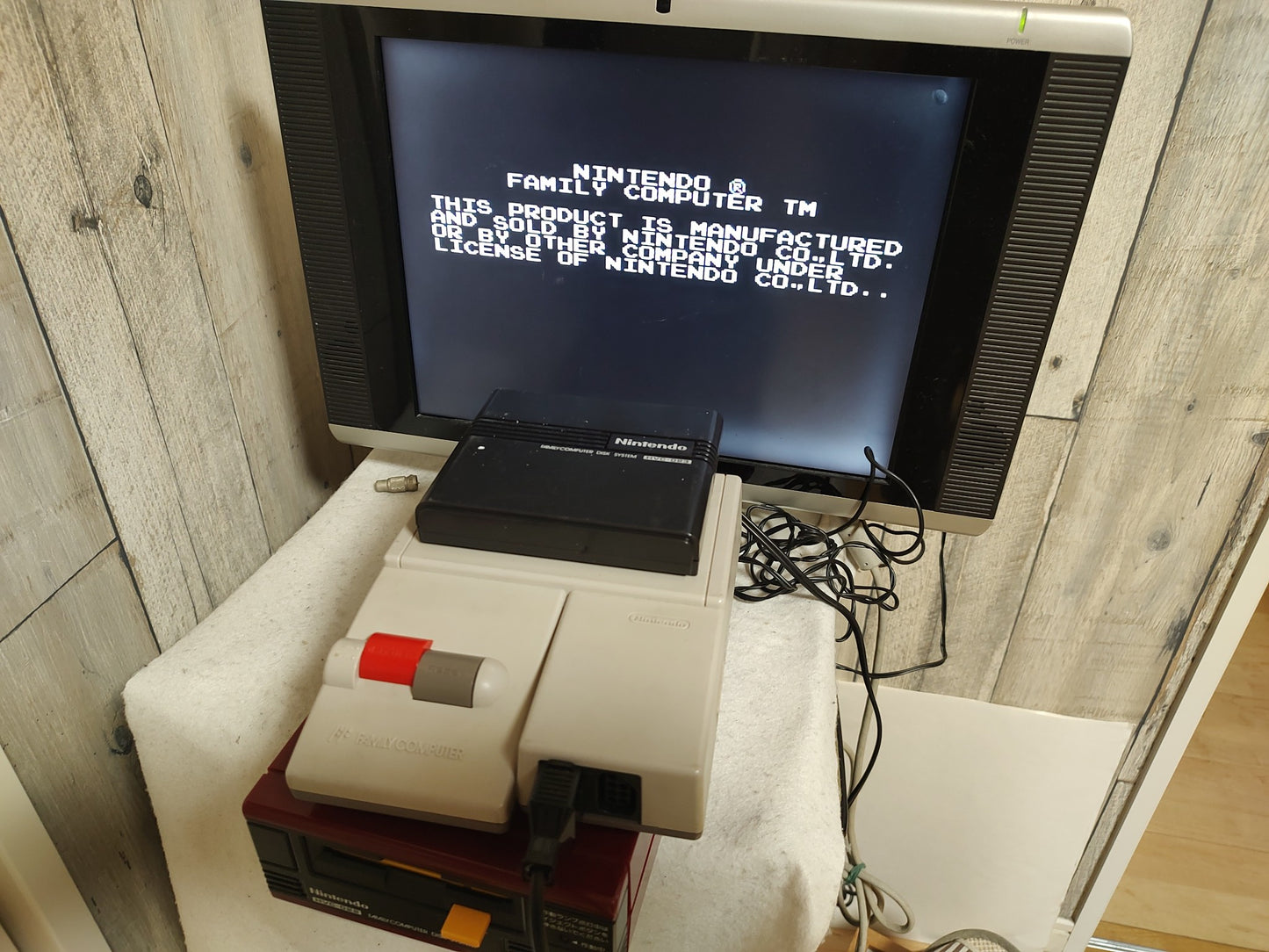 Used, Exciting Soccer KONAMI FAMICOM (NES) Disk System, Game disk only- g1225-