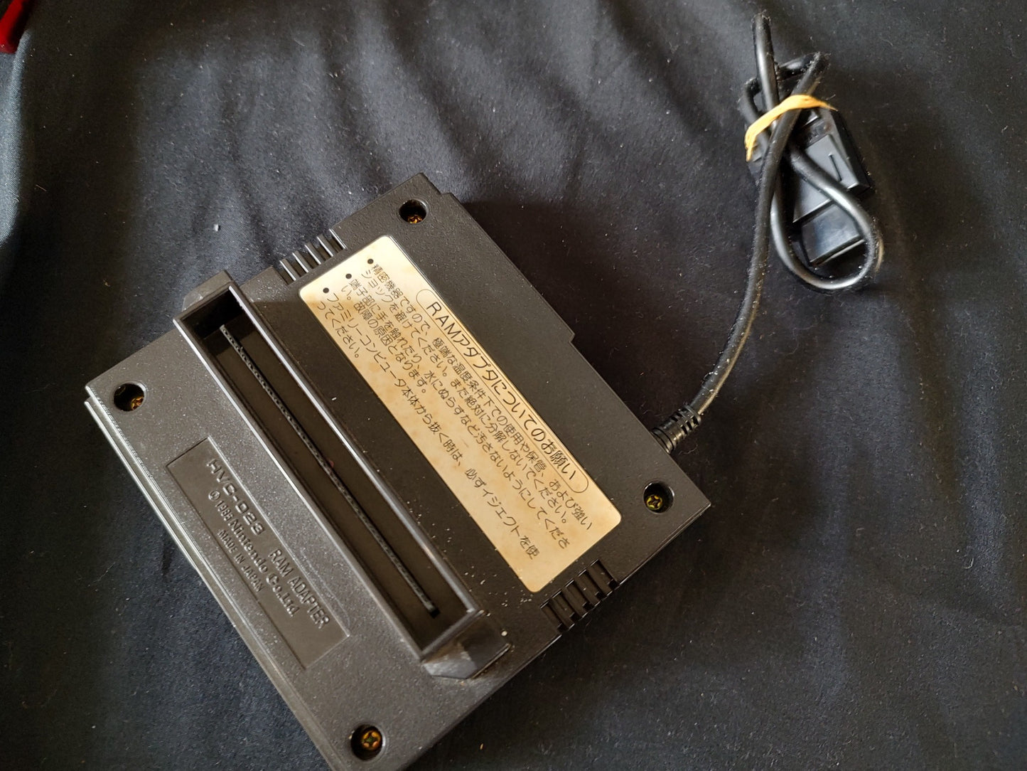 Nintendo Famicom Disk System(HVC-022) Console,RAM Adapter set, Working-g1225-
