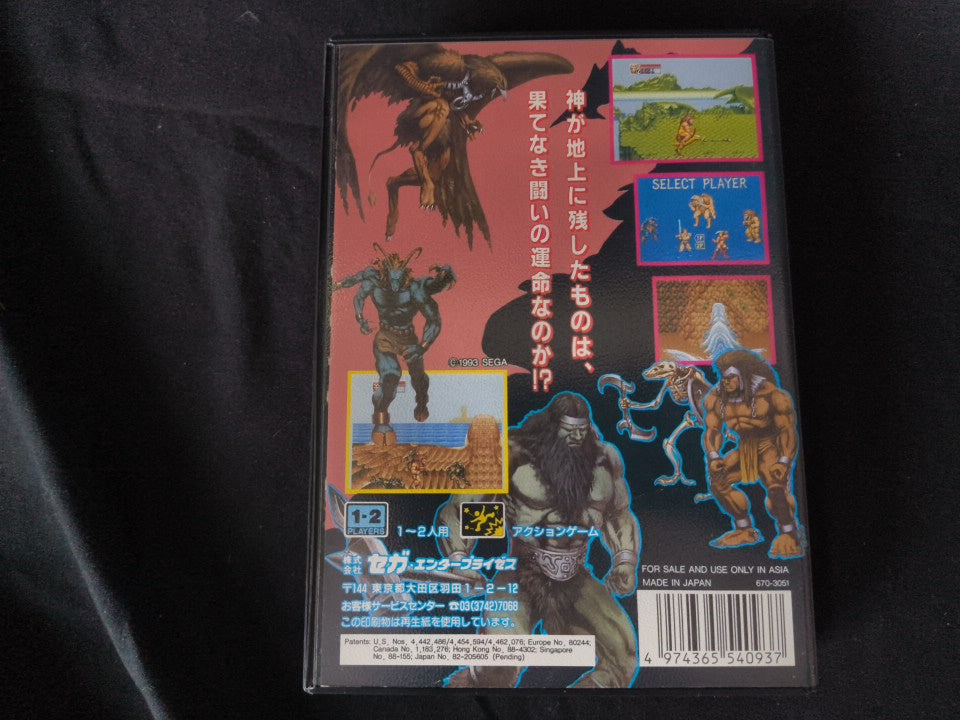 GOLDEN AXE 3 SEGA MEGA DRIVE (Genesis ) Shooter game Cartridge w/Box set-h0110-