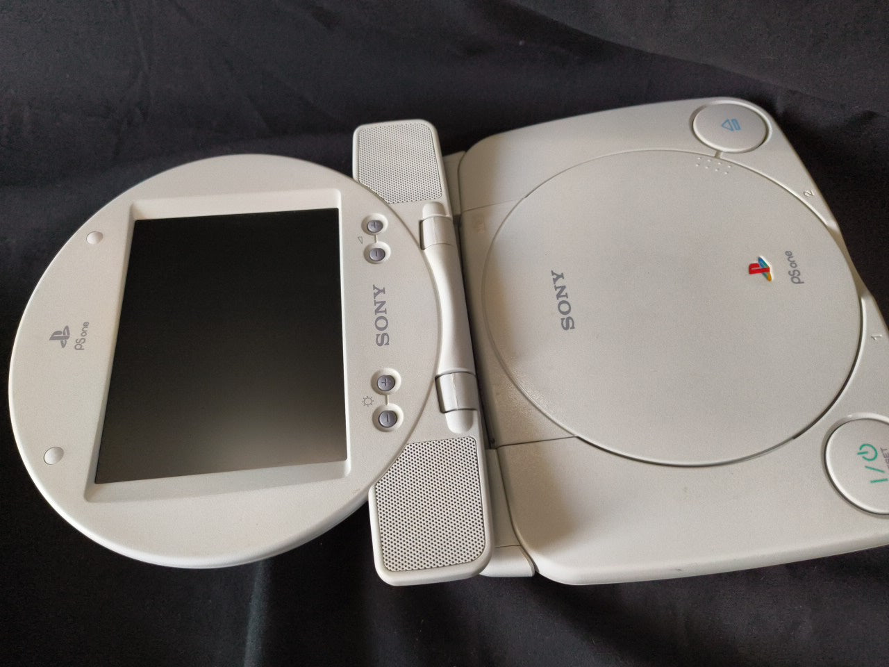 Defective, Sony PlayStation PS one Console,LCD monitor and PSU NTSC-J-h0114- - Hakushin Retro Game shop