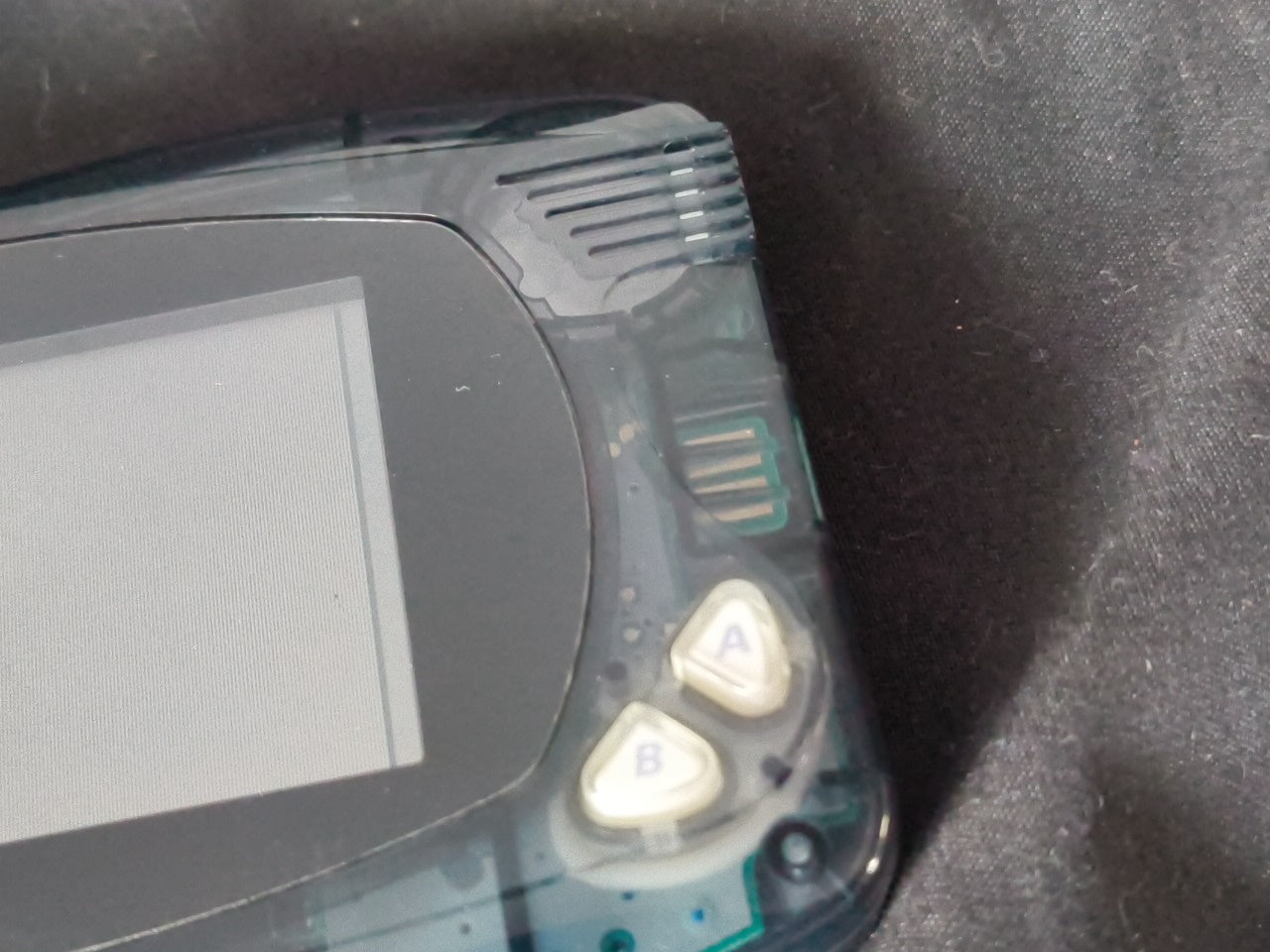 Bandai Wonder Swan Crystal Clear Black BANDAI Console,Boexed and Game set-h0117-