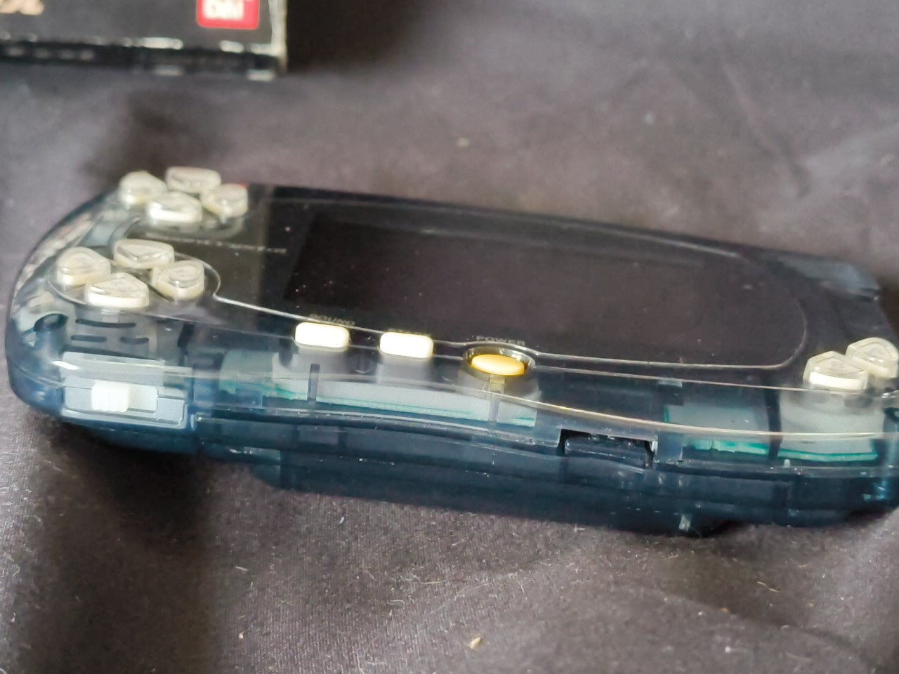 Bandai Wonder Swan Crystal Clear Black BANDAI Console,Boexed and Game set-h0117-