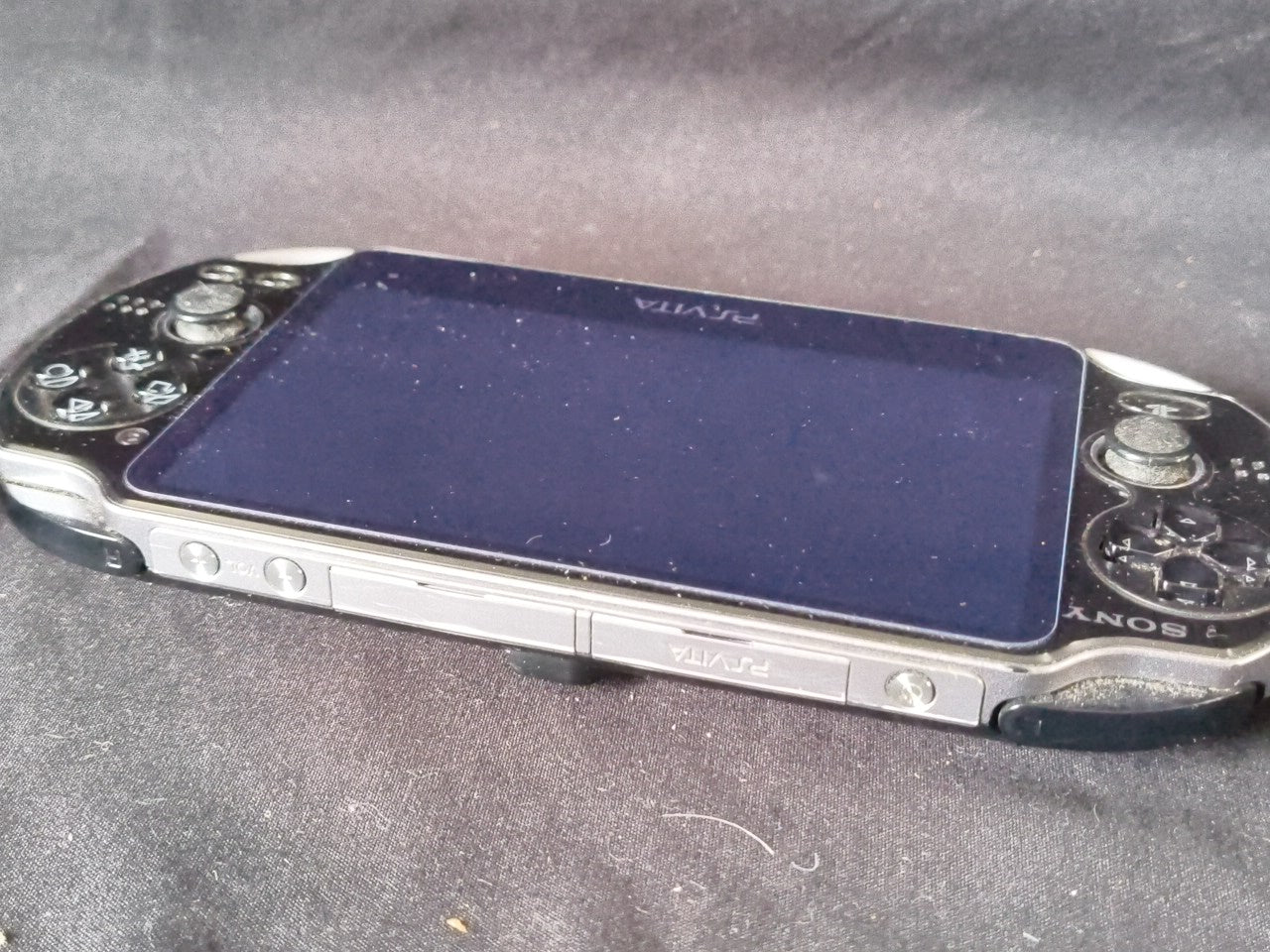 SONY PS Vita PCH-1100 Black Console, w/Manual Box set, Working-h0117-