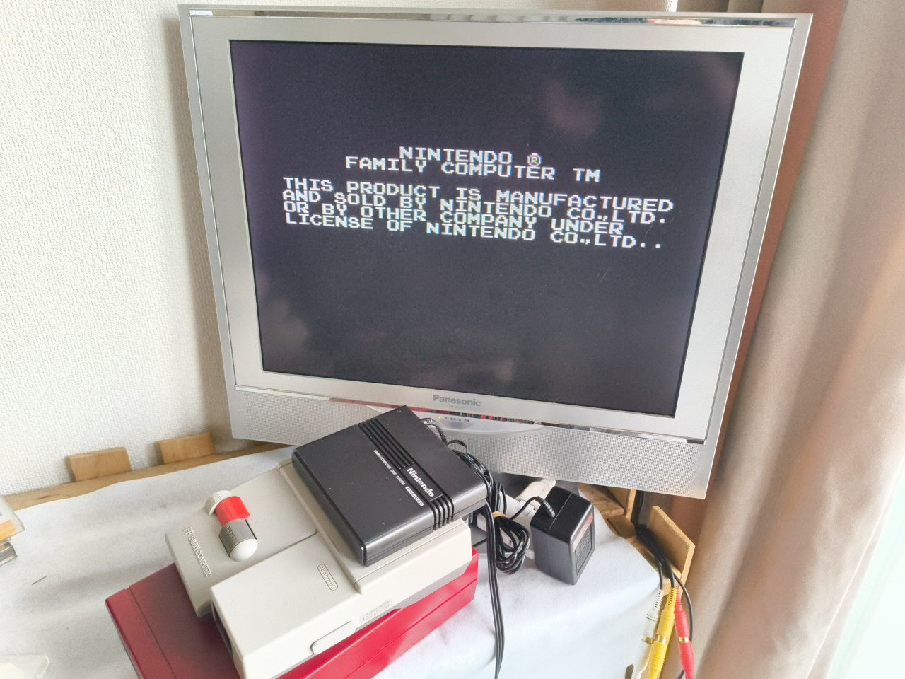 Soccor / Super Mario Brothers 2 FAMICOM DISK SYSTEM/Disk and Case set-h0117-