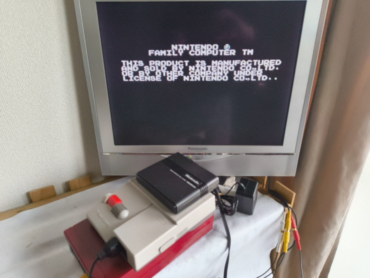 Nintendo Famicom Disk System(HVC-022) Console,RAM Adapter set, Working-gh0117-1