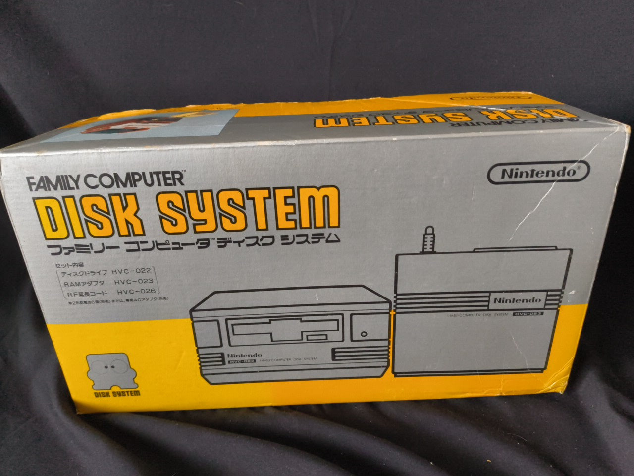 Nintendo Famicom Disk System(HVC-022) Console,RAM Adapter set, Working-gh0117-1