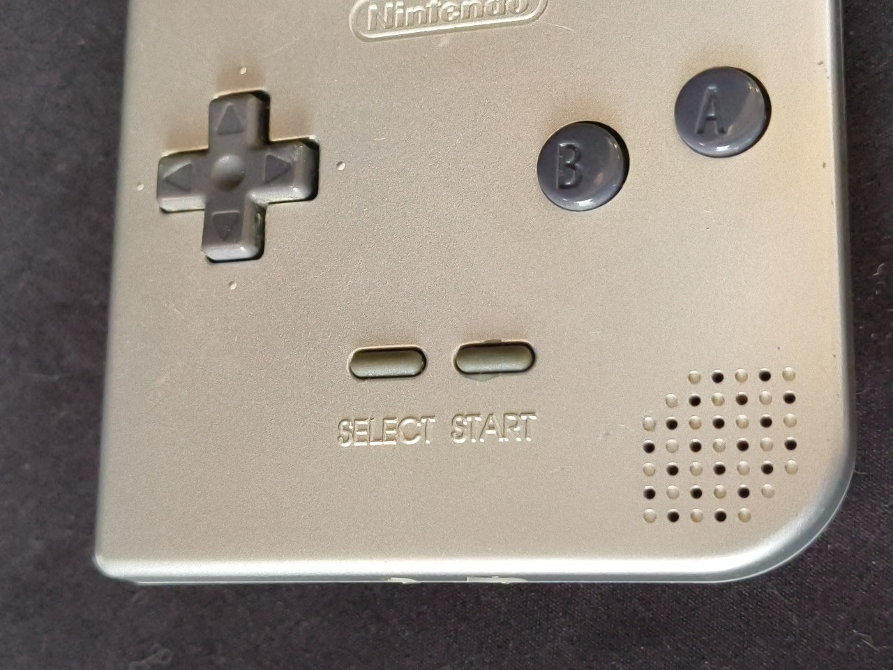 Nintendo Gameboy Light silver color console HGB-101 and Game set, working-h0122-