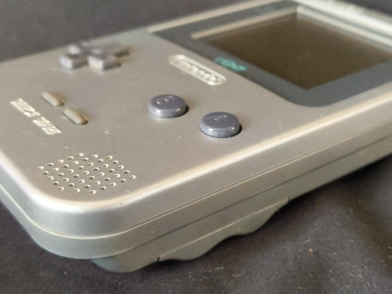 Nintendo Gameboy Light silver color console HGB-101 and Game set, working-h0122-