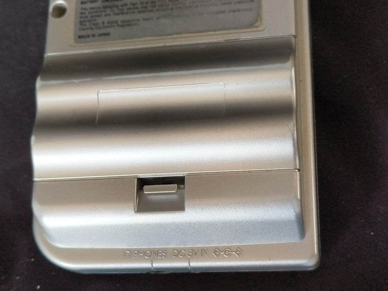 Nintendo Gameboy Light silver color console HGB-101 and Game set, working-h0122-