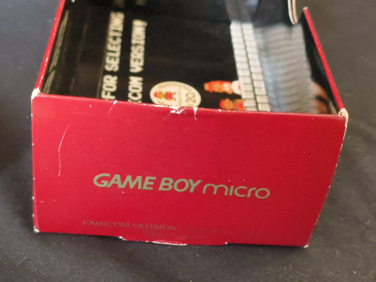 Nintendo Gameboy Micro Famicom 20th Anniversary Editon console OXY-001 set-h0112