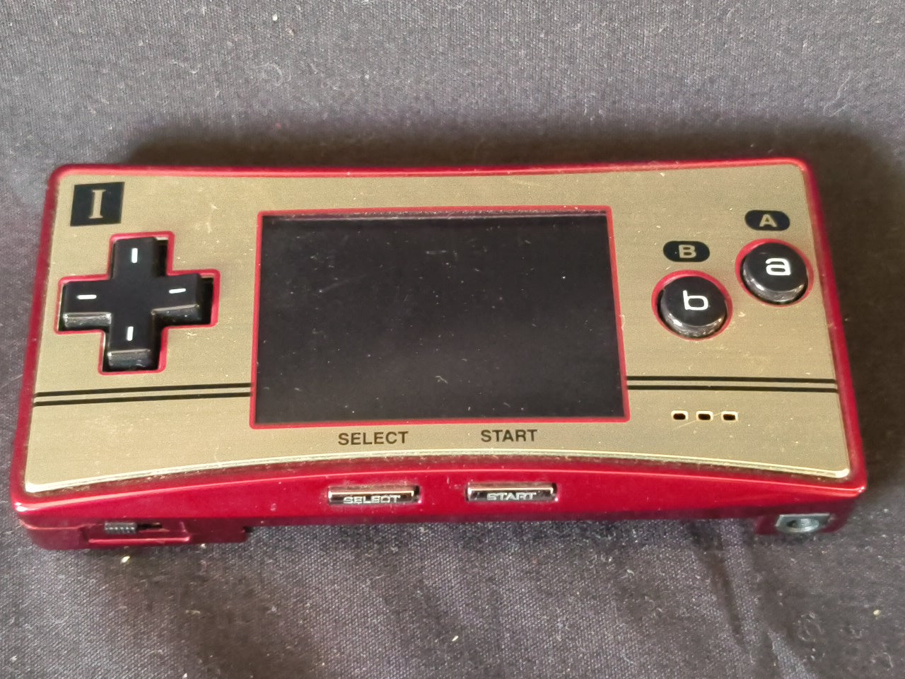 Nintendo Gameboy Micro Famicom 20th Anniversary Editon console OXY-001 set-h0112