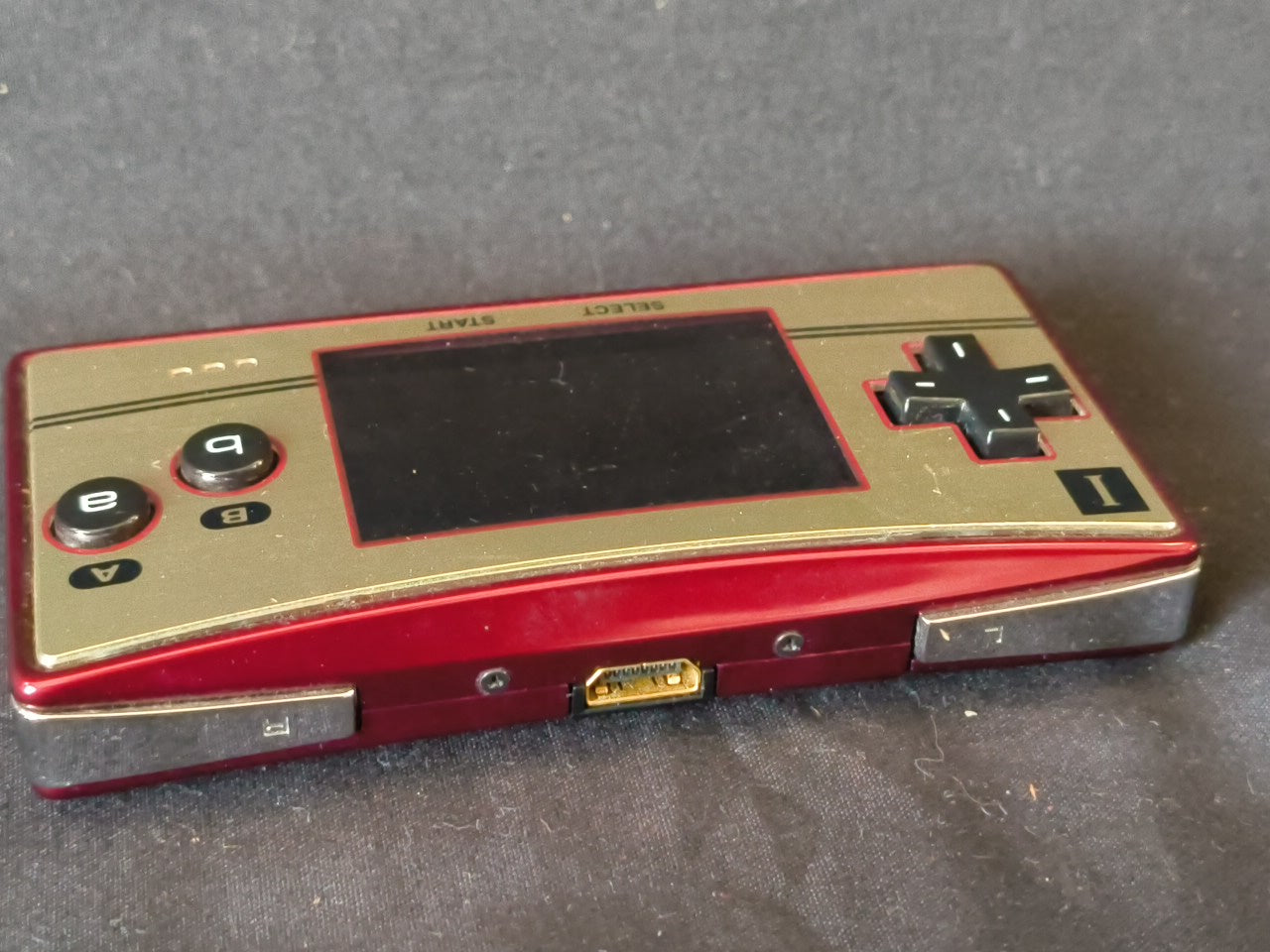 Nintendo Gameboy Micro Famicom 20th Anniversary Editon console OXY-001 set-h0112