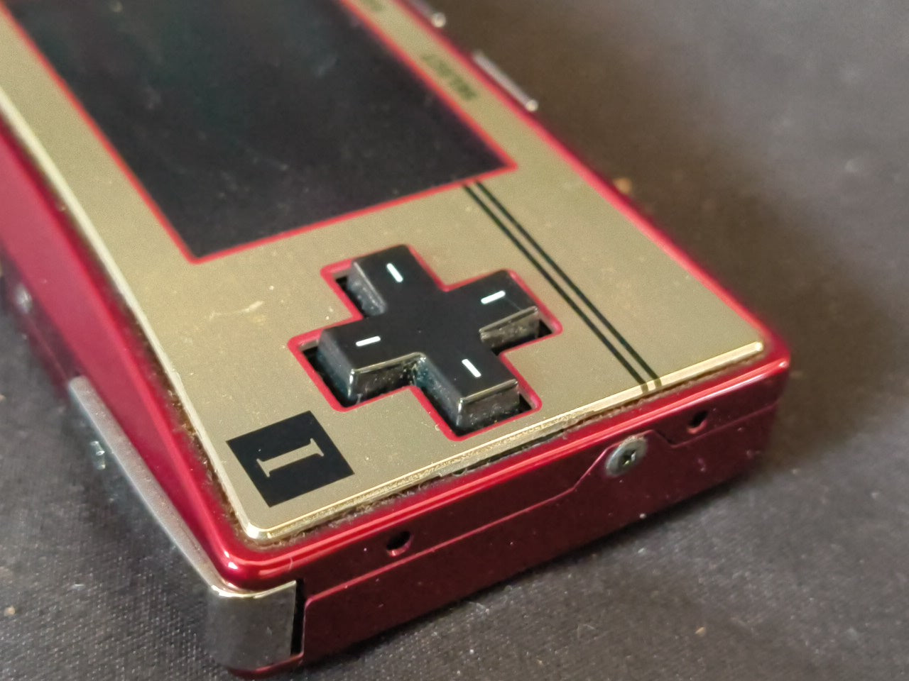 Nintendo Gameboy Micro Famicom 20th Anniversary Editon console OXY-001 set-h0112