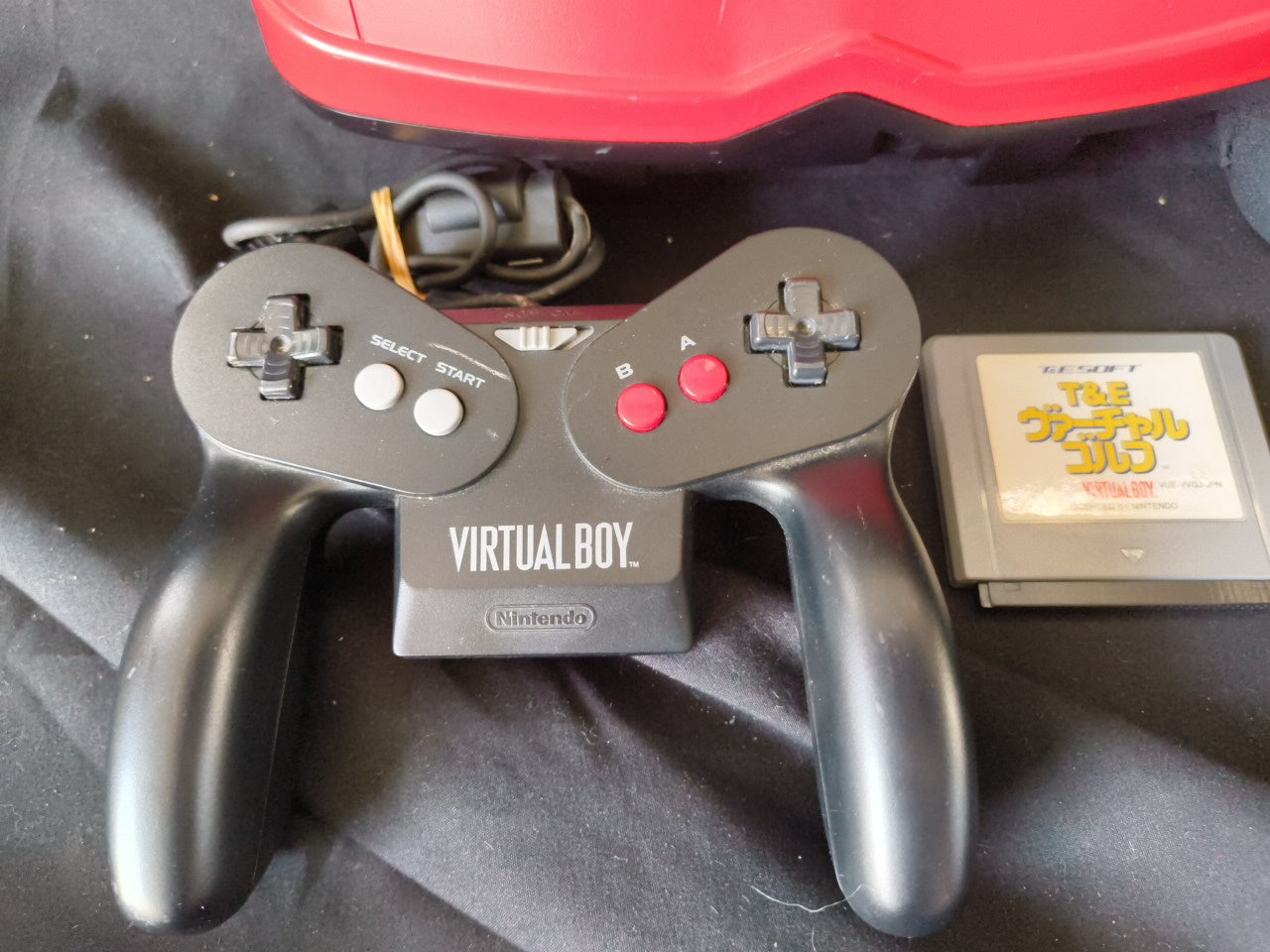 Nintendo Virtual Boy Console, Stand, Manual, Game and Accessories set-h0122-
