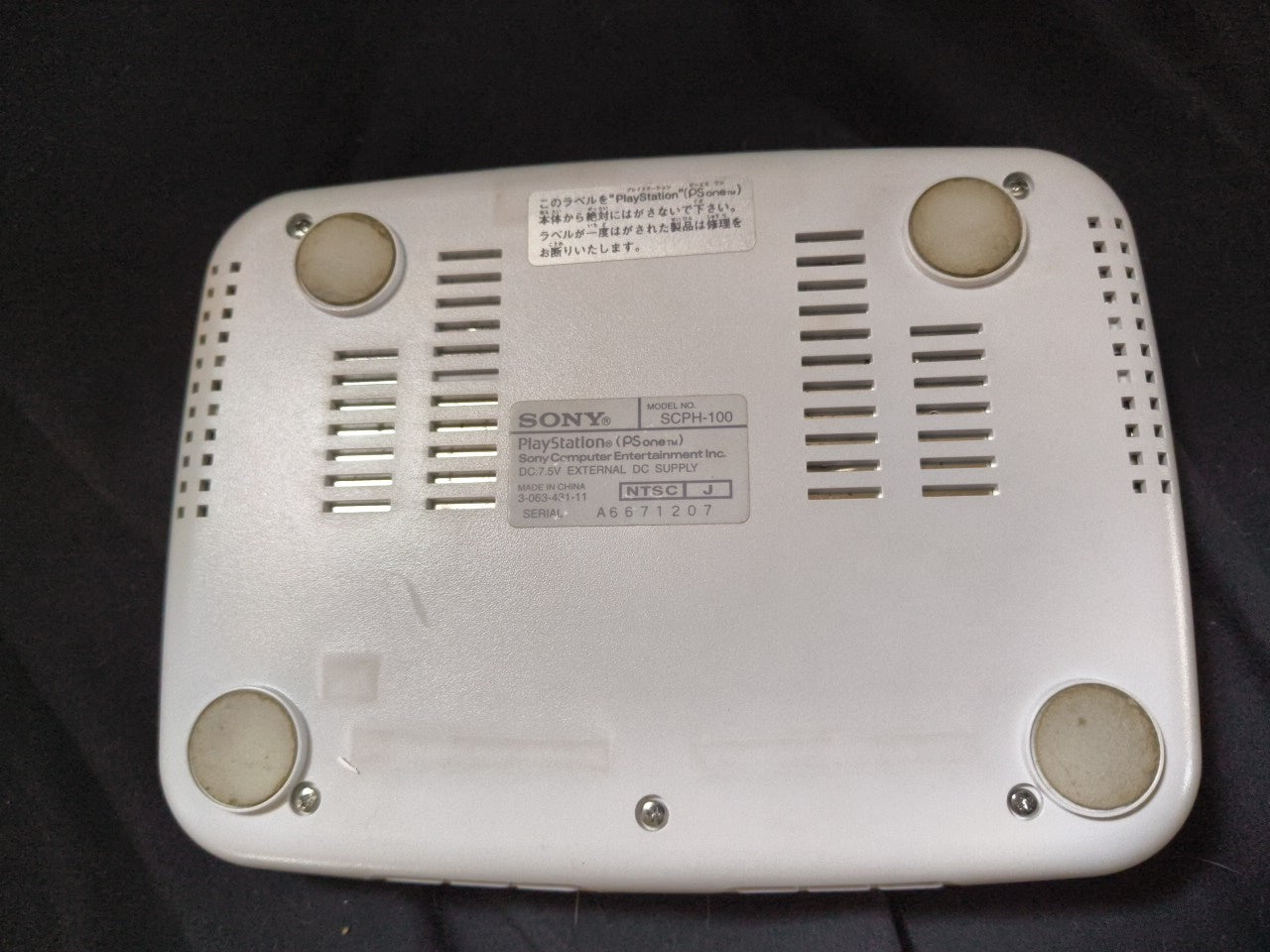 Sony PlayStation PS one Console, Cable, PSU and Controller set NTSC-J-gh0122-