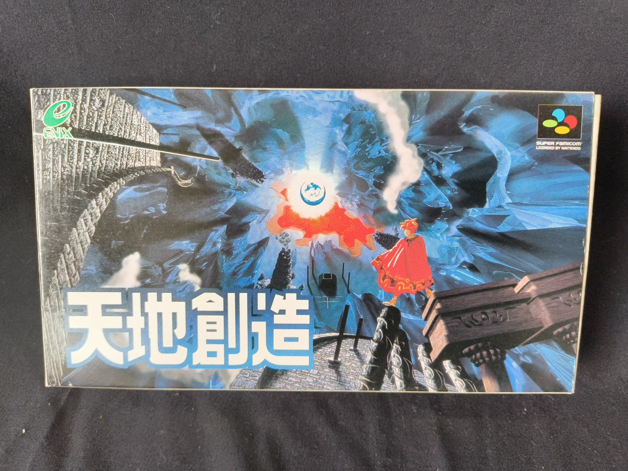 Tenchi Souzou Terranigma Super Famicom SFC, w/Manual, Box, Working Japan-h0127-