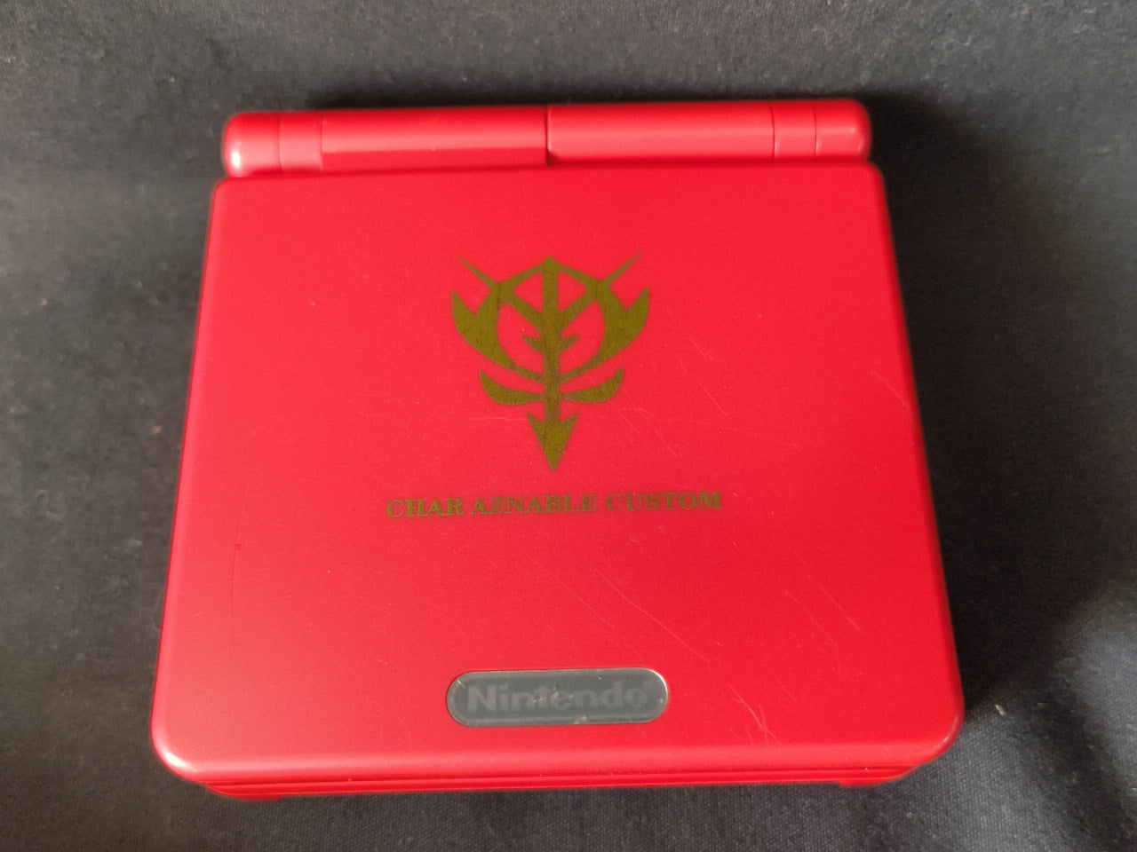 GUNDAM Exclusive use of Char LIMITED EDITION GAMEBOY ADVANCE SP CONSOLE -g1118-