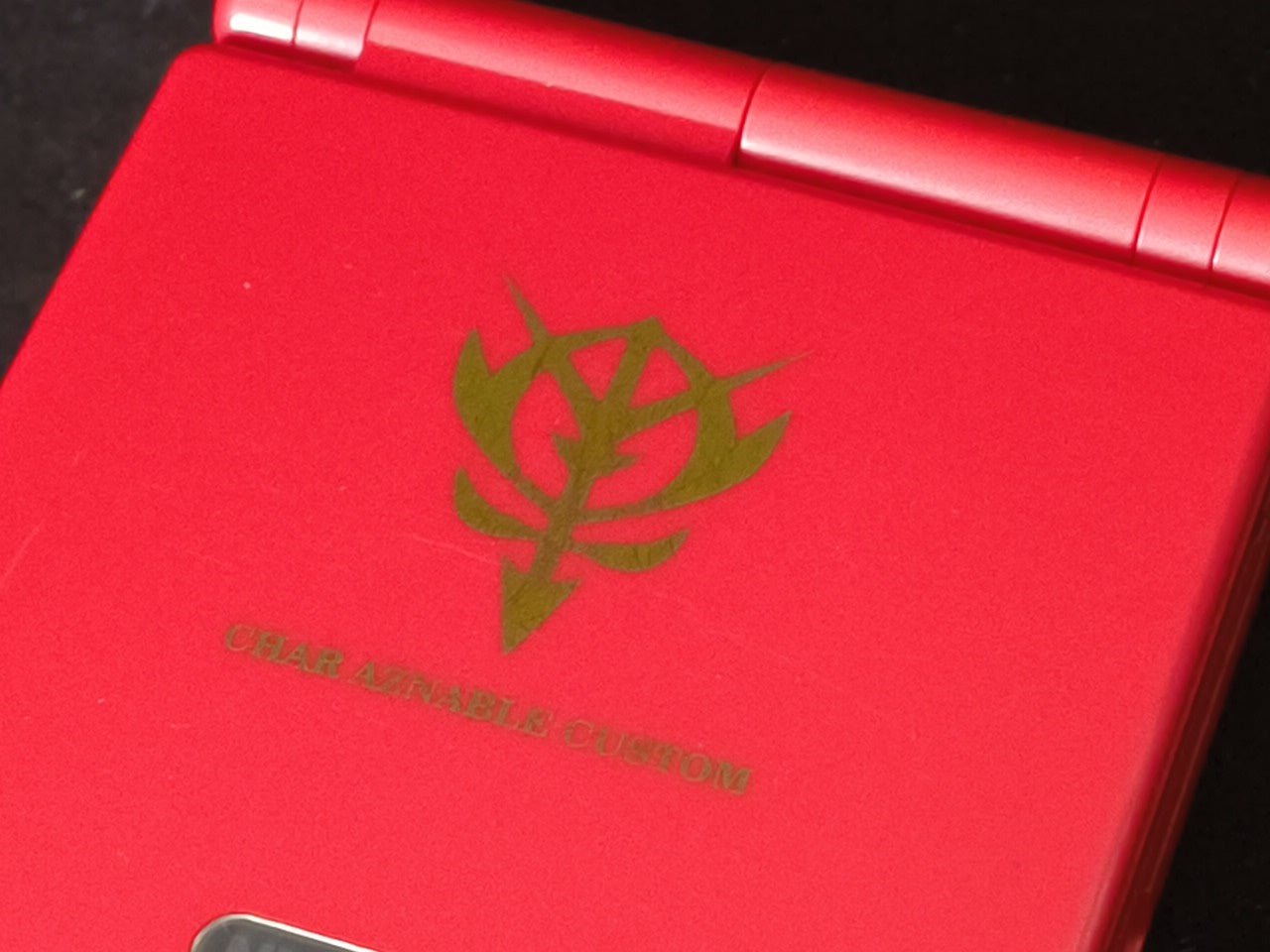 GUNDAM Exclusive use of Char LIMITED EDITION GAMEBOY ADVANCE SP CONSOLE -g1118-