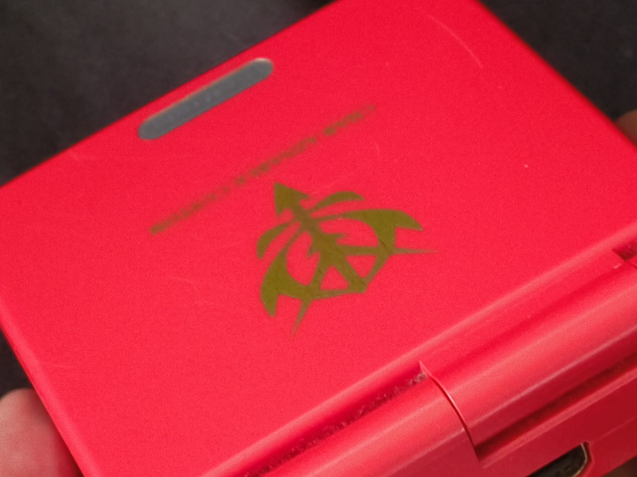 GUNDAM Exclusive use of Char LIMITED EDITION GAMEBOY ADVANCE SP CONSOLE -g1118-