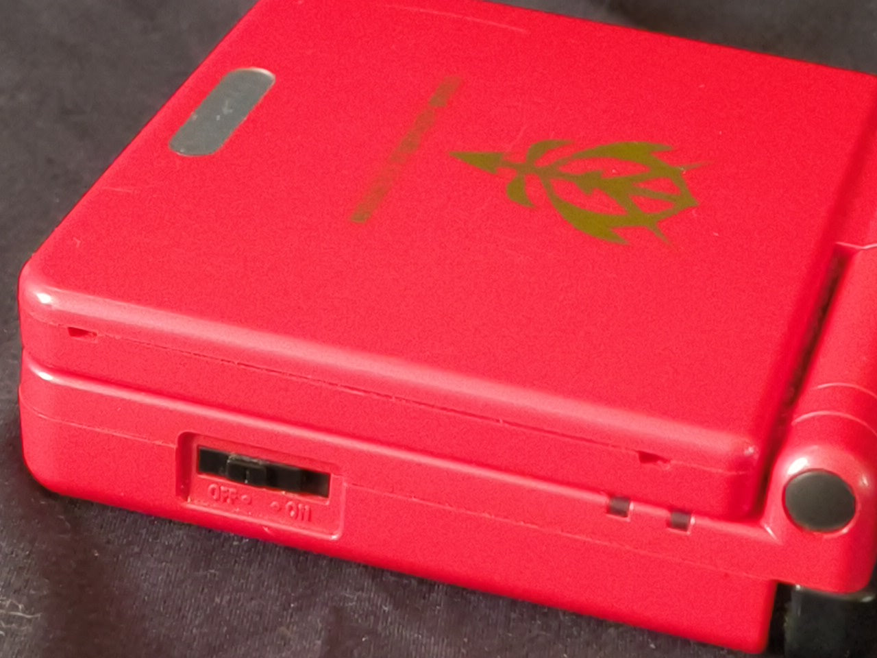 GUNDAM Exclusive use of Char LIMITED EDITION GAMEBOY ADVANCE SP CONSOLE -g1118-