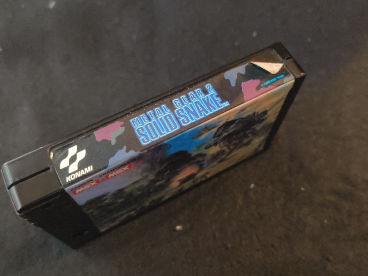 METAL GEAR 2 SOLID SNAKE MSX MSX2 Game cartridge, w/Manual, Box, Working -h0130-