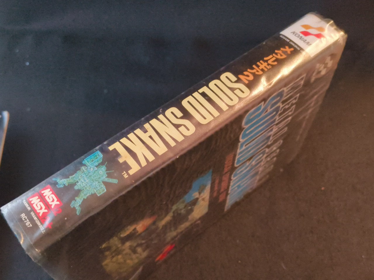 METAL GEAR 2 SOLID SNAKE MSX MSX2 Game cartridge, w/Manual, Box, Working -h0130-