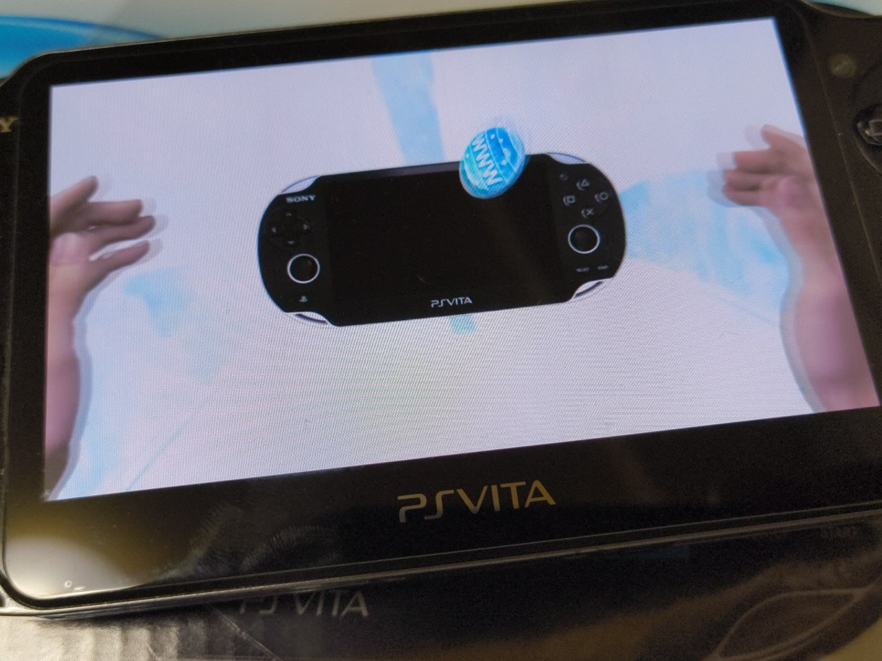 SONY PS Vita PCH-1100 Black Console, w/Manual Box set, Working-h0117-