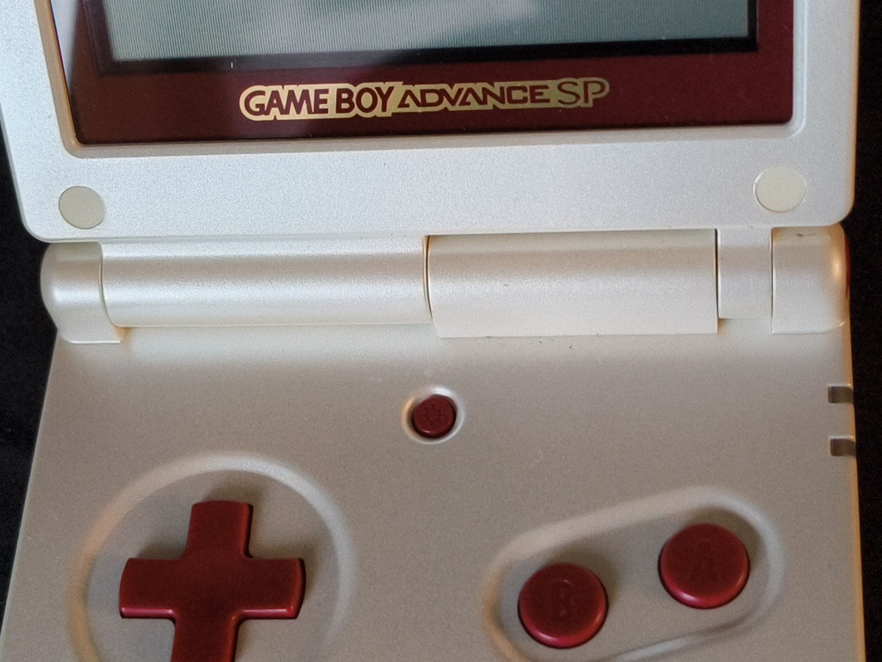 Nintendo GAMEBOY ADVANCE SP Console Famicom color edition and game set-h0203-