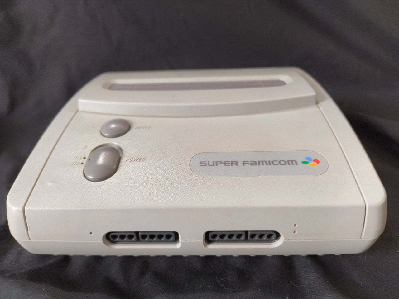 Nintendo Super Famicom Jr. (SNES) Console w/AV cable, Game, Box, Working-h0205-1