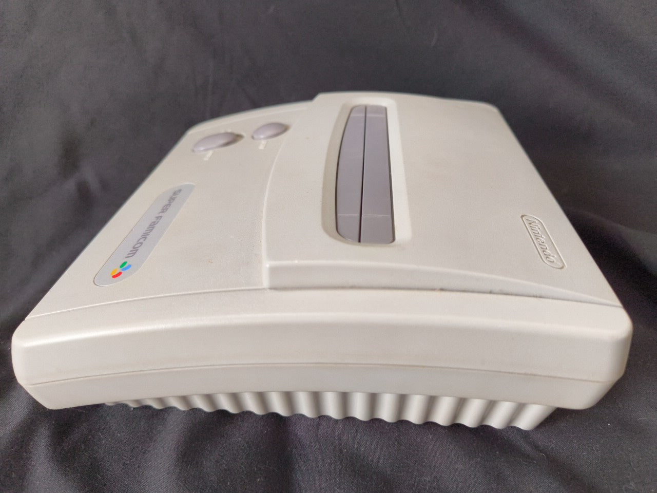 Nintendo Super Famicom Jr. (SNES) Console w/AV cable, Game, Box, Working-h0205-1