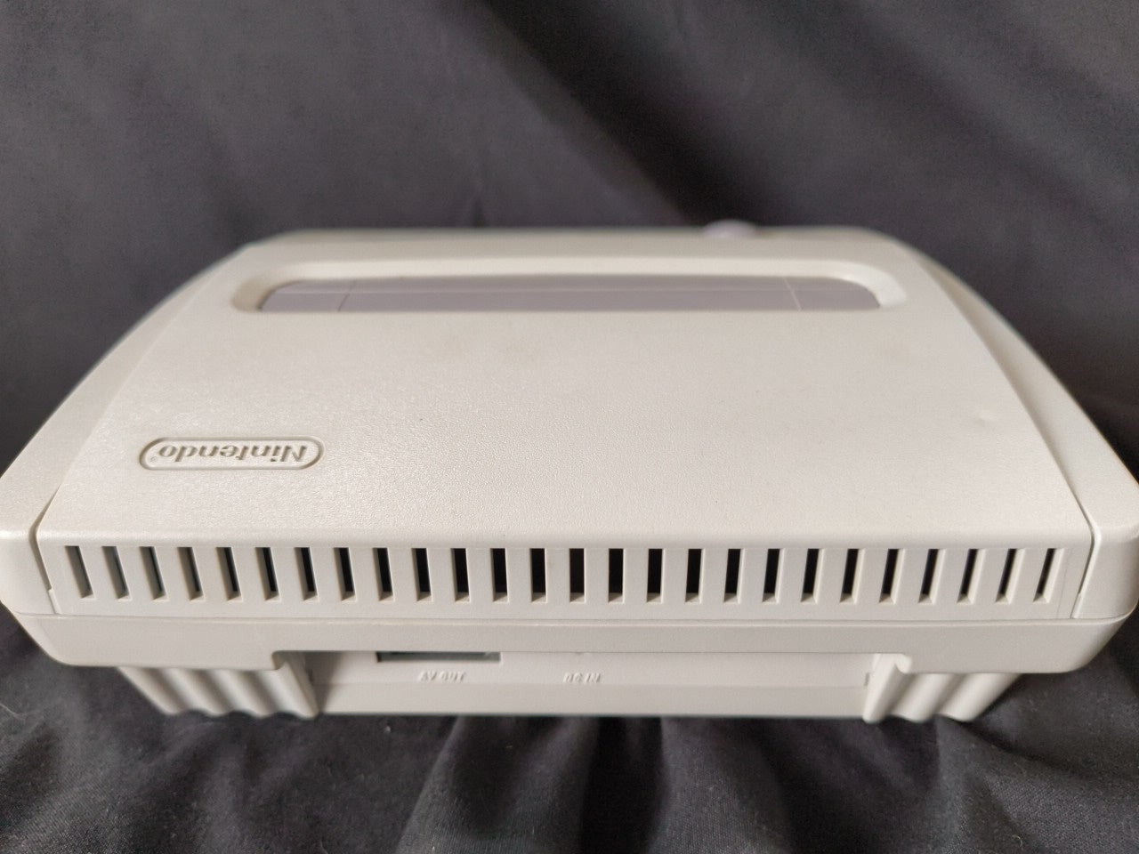 Nintendo Super Famicom Jr. (SNES) Console w/AV cable, Game, Box, Working-h0205-1