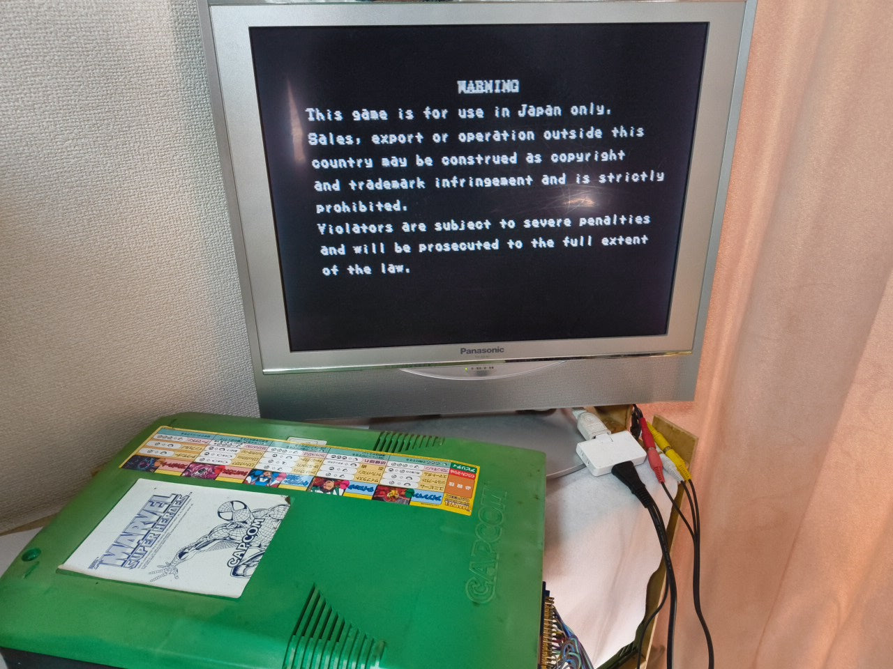 MARVEL SUPER HEROES CAPCOM CPS2 Arcade Cartridge B Board only, Working-h0207-1